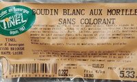 Boudin blanc aux morilles
