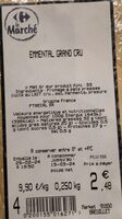 Emmental grand cru