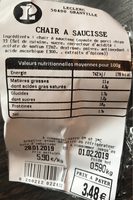 Chair a saucisse