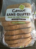 Pain de mie tranché sans gluten