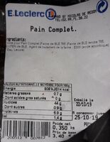 Pain complet