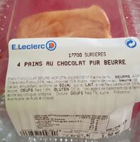 4 pains au chocolat pur beurre