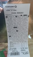 Pizza merguez