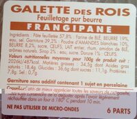 Galette des rois feuilletage pur beurre
