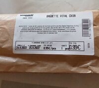 Baguette vital chia