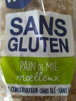 Pain de mie tranché sans gluten