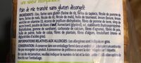 Pain de mie sans gluten