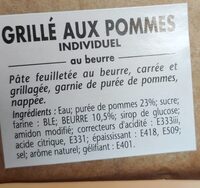 Grillé aux pommes individuel