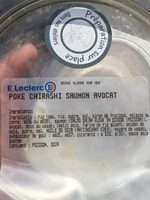 Poke Chirashi saumon avocat
