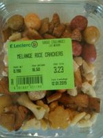 Melanges rice crackers