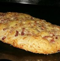 Fougasse lardons
