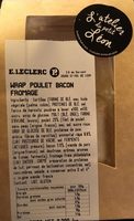 Wrap Poulet Bacon Fromage