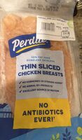 Thin sliced chicken breast