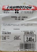 Gouda au cumin
