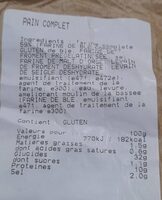 Pain complet