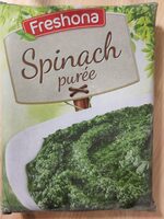 Spinach purée