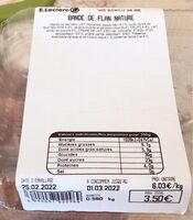 Bande de flan nature