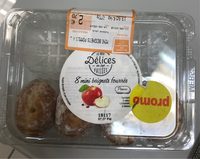 Beignets fourrés aux pommes