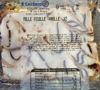 Mille feuille vanille