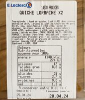 Quiche loraine
