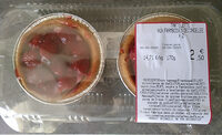 Tartelette aux framboises X 3