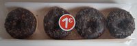 4 mini Donuts nappés goût chocolat