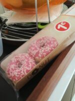 Poppies Mini Donnuts Rose X4