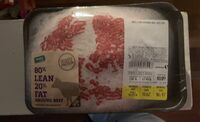 80% Lean 20% Fat Ground Beef