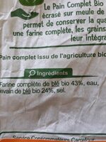 Pain complet bio