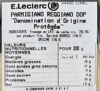 Parmigiano Reggiano DOP