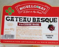 Gateau Basque a la cerise noire