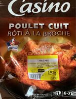 Poulet cuit à la broche