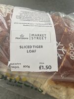 Sliced tiger loaf