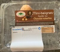 8 mini beignets fourrés au chocolat noisettes