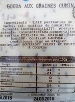 Gouda aux graines de cumin