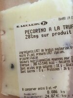Pecorino à la truffe