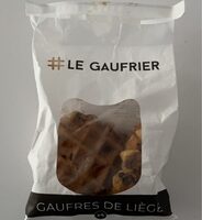 Gaufre de Liège au sucre et chocolat