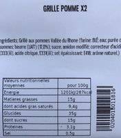 Grillé aux pommes