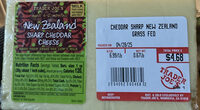 New Zealand Sharp Cheddar Cheese