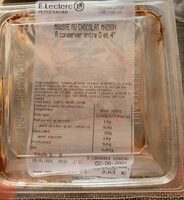 Mousse au chocolat maison