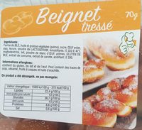 Beignets natures tressés
