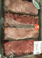 Pierrade porc boeuf canard dinde