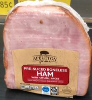 Pre-sliced boneless ham