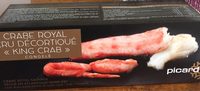 Crabe royal cru décortiqué