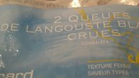 2 Queues de langouste blanche crues