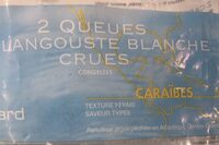 2 queues de langouste blanche crues