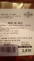 Baie de goji