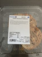 Cookie chocolat blanc et framboise