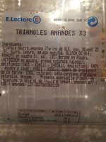 Triangles Amandes