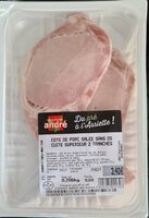 Côté de porc salée sans os cuite supérieur